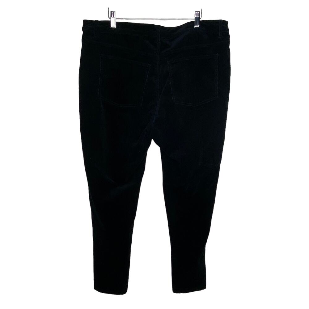 Soft Surroundings Womens Size 18W Black Corduroy Pants High Rise Stretch Plus - Picture 5 of 8